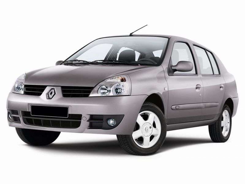 Renault Symbol 1st generation [2nd restyling] 1.4 MT EURO 2 sedan (2005–2008)