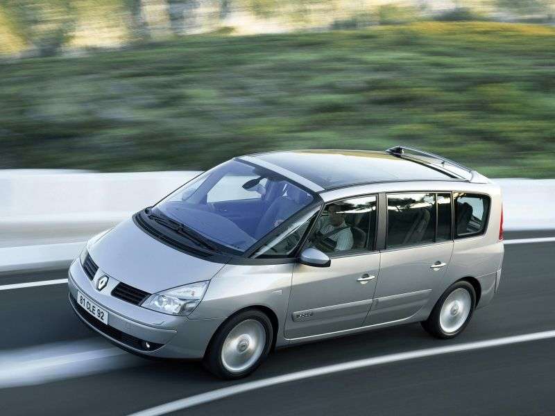 Renault Espace 4 generation minivan 2.0 T MT (2002–2006)