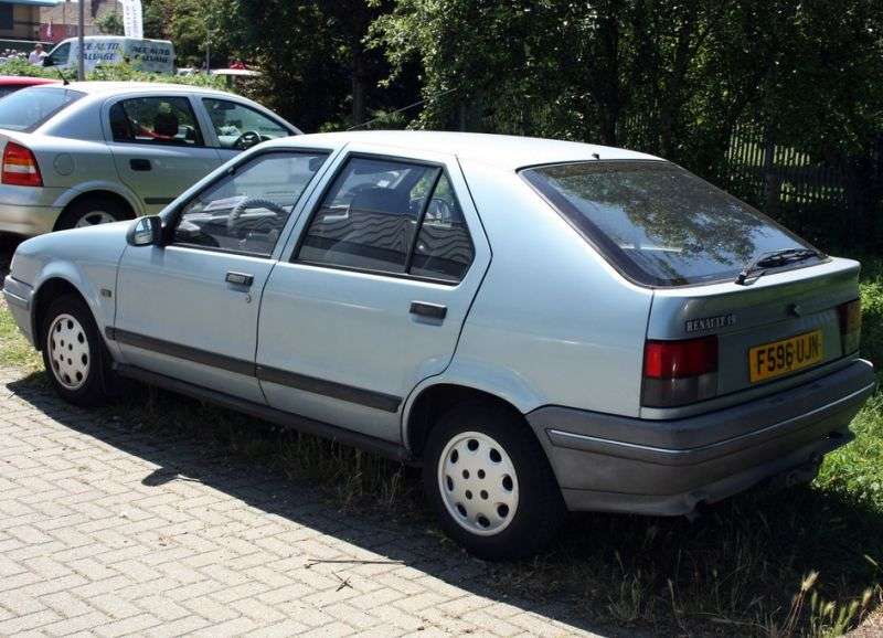 Renault 19 1st generation hatchback 5 dv. 1.4 AT (1989–1990)