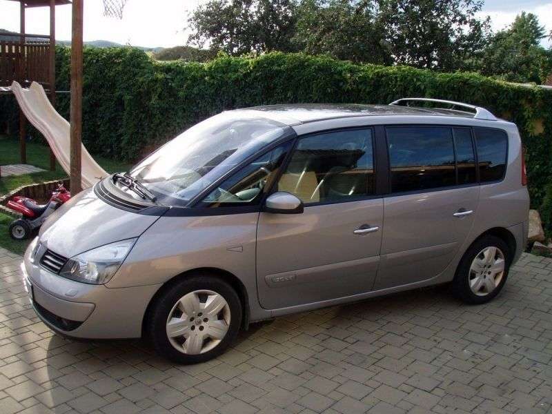 Renault Espace 4 generation minivan 2.0 T MT (2002–2006)