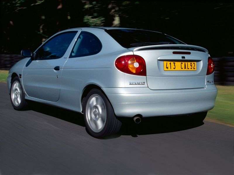 Renault Megane 1st generation [restyled] coupe 1.9 dTi AT (1999–2000)