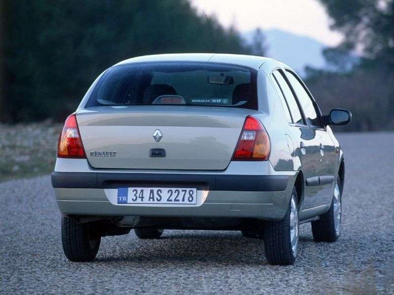 Renault Symbol 1st generation [restyled] 1.6 MT sedan (2002–2005)
