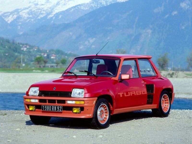 Renault 5 1st generation Turbo hatchback 3 dv. 1.4 T MT (1980–1985)