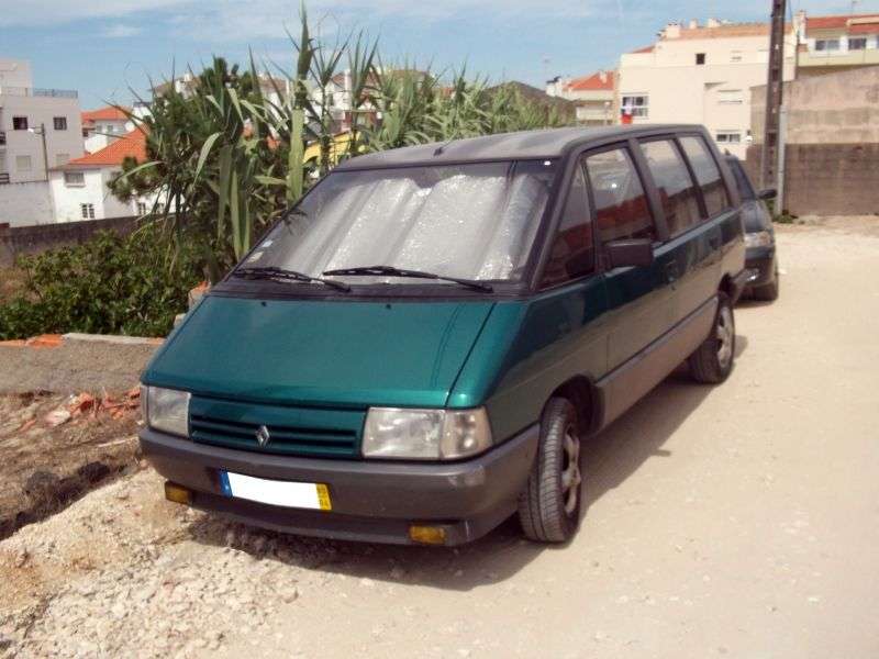 Renault Espace 1. generacja [zmiana stylizacji] minivan 2.1 D MT (1988 1991)