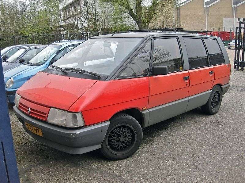 Renault Espace 1. generacja [zmiana stylizacji] minivan 2.1 D MT (1988 1991)