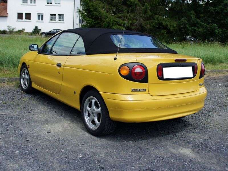 Renault Megane 1.generacji kabriolet 2.0 MT (1997 1999)