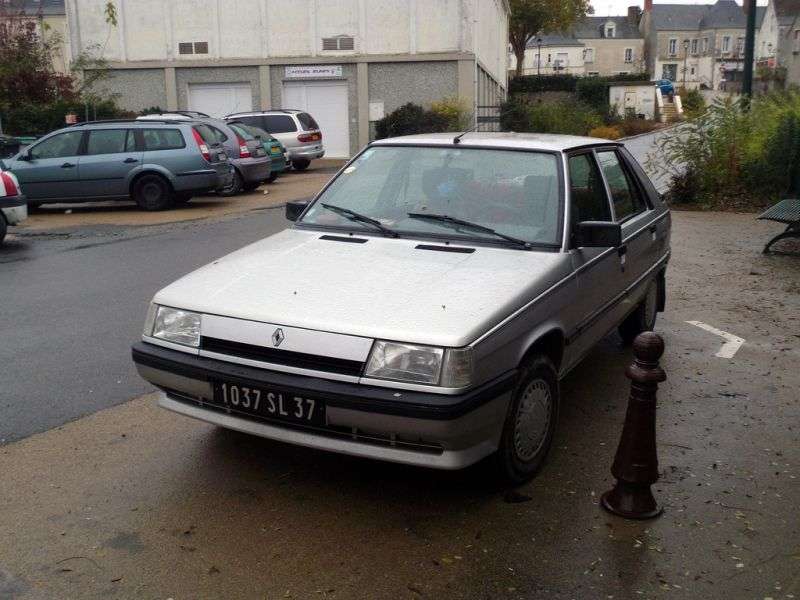 5 drzwiowy hatchback Renault 11 drugiej generacji 1,4 T MT (1986 1989)