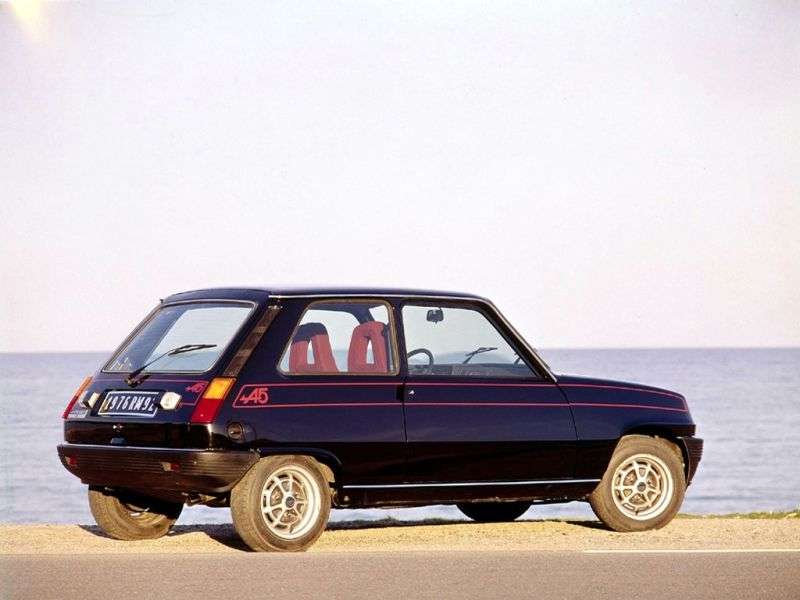 Renault 5 Alpine hatchback pierwszej generacji, 3 drzwiowy 1,4 MT (1976 1984)
