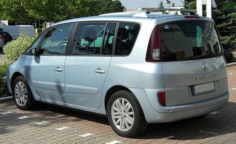 Renault Espace 4. generacja [zmiana stylizacji] minivan 2.0 dCi MT (2007 2012)
