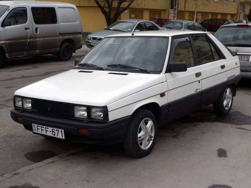 Renault 11 1st generation hatchback 5 dv. 1.4 MT (1983–1986)