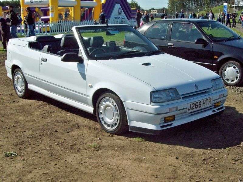 Renault 19 kabriolet pierwszej generacji 1.8 MT (1991 1992)
