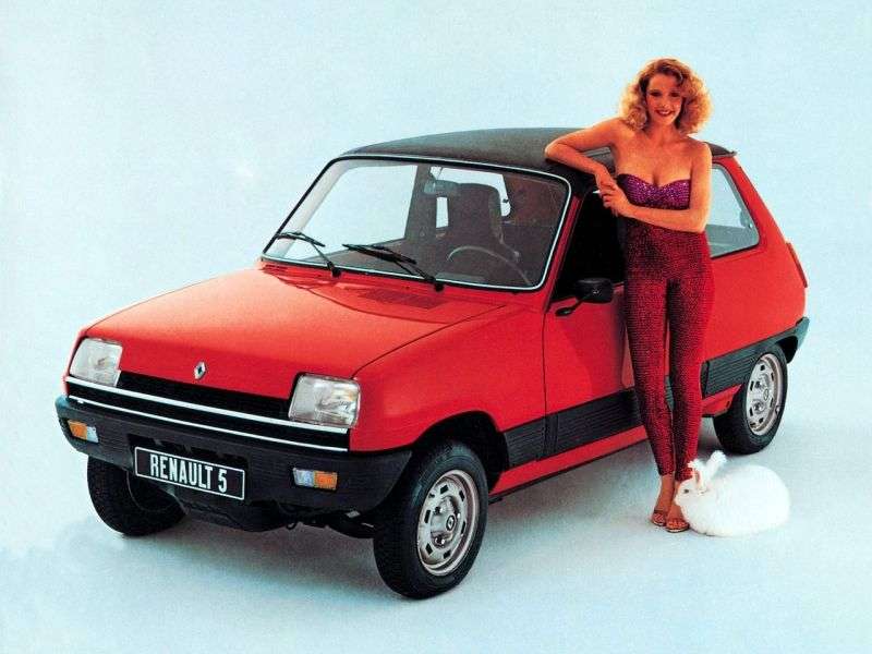 Renault 5 hatchback pierwszej generacji, 3 drzwiowy 1,3 mln ton (1975 1981)