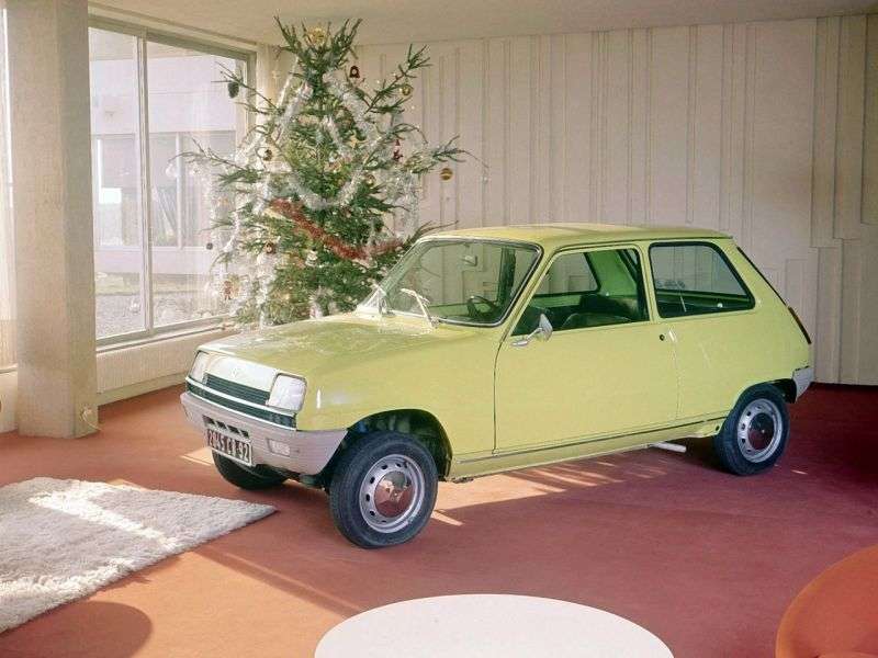 Renault 5 hatchback pierwszej generacji, 3 drzwiowy 1,3 mln ton (1977 1979)