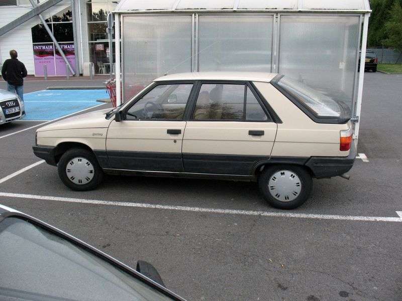 Renault 11 1st generation hatchback 5 dv. 1.6 D MT (1983–1986)