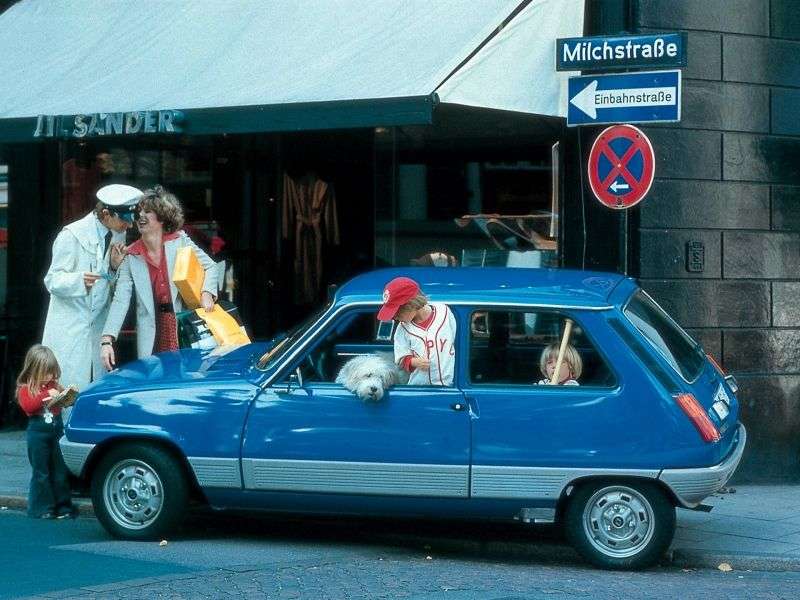 Renault 5 hatchback pierwszej generacji, 3 drzwiowy 1,1 mln ton (1980 1985)