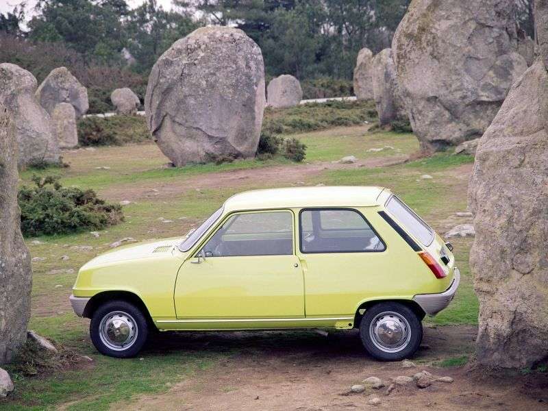 Renault 5 hatchback pierwszej generacji, 3 drzwiowy 1,3 mln ton (1975 1981)