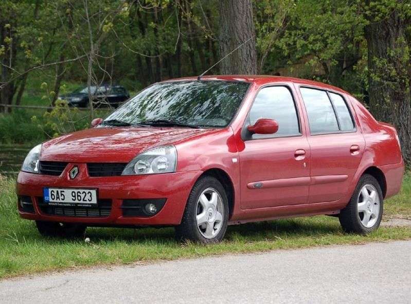 Renault Thalia 1st generation [2nd restyling] 1.4 MT EURO 4 sedan (2006–2008)