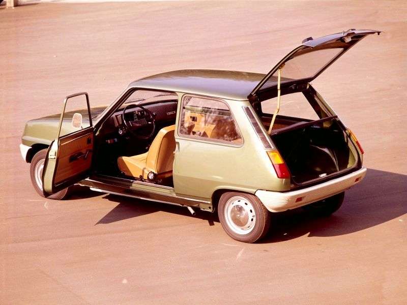 Renault 5 hatchback pierwszej generacji, 3 drzwiowy 1,3 mln ton (1977 1979)
