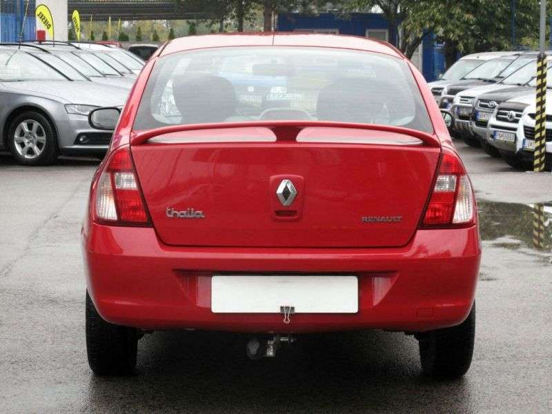 Renault Thalia 1. generacja [2. zmiana stylizacji] sedan 1.4 AT EURO 3 (2006 2008)