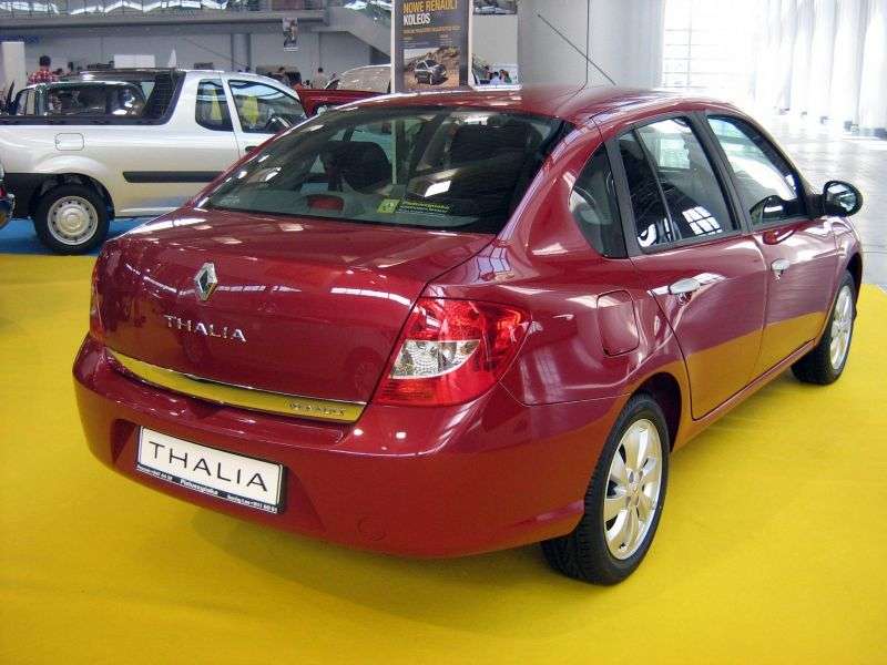 Renault Thalia 2nd generation sedan 1.4 MT (2008 – n. In.)