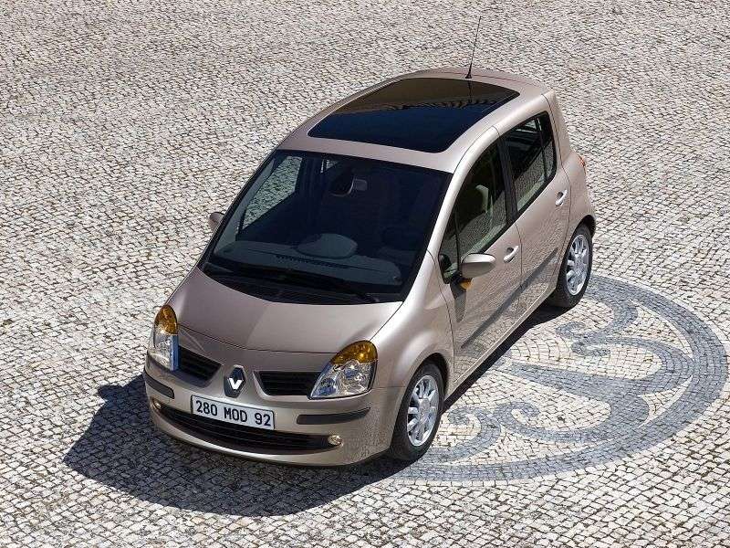 Renault Modus minivan pierwszej generacji 1.4 MT (2004 2007)