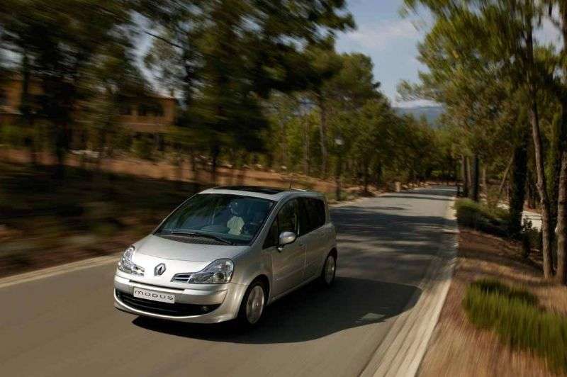 5 drzwiowy minivan Renault Modus Grand 2 generacji 1.5 dCi AMT (2007 2012)