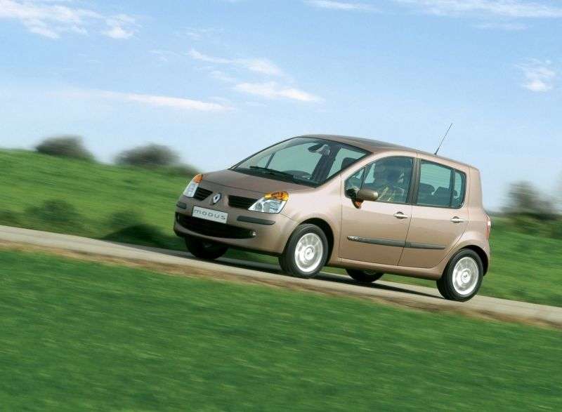Renault Modus minivan pierwszej generacji 1.4 MT (2004 2007)