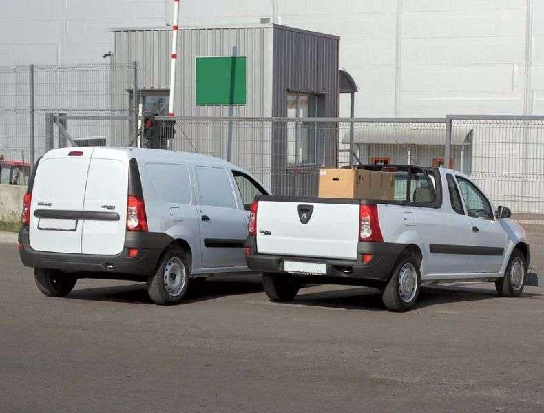 Renault Logan pierwszej generacji [zmiana stylizacji] pickup 1.5 dCi MT (2008 obecnie)