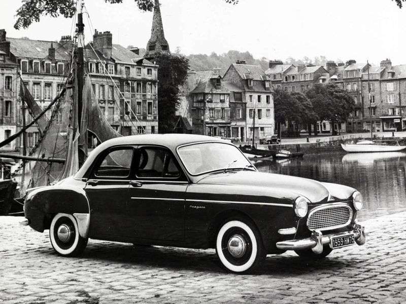 Renault Fregate 1. generacja [2. zmiana stylizacji] 2.1 Transfluide sedan (1958 1960)