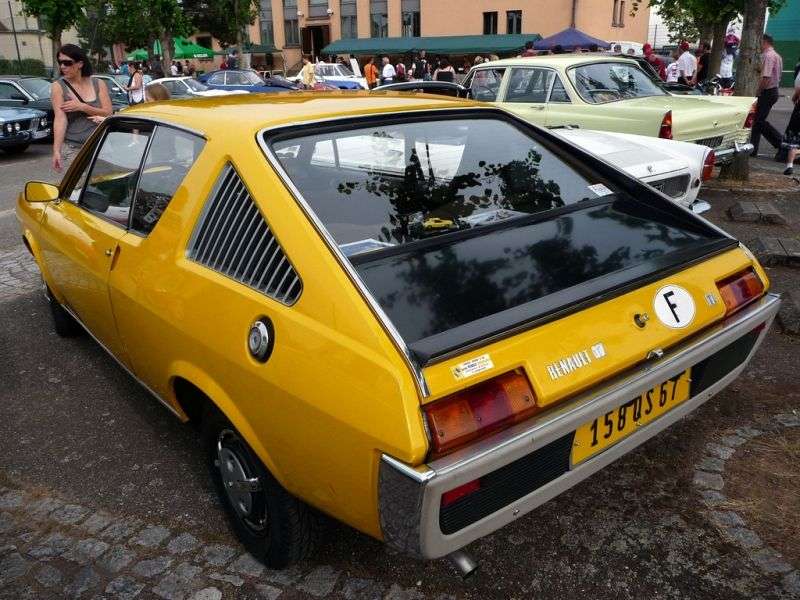 Renault 17 1.generacja coupe 1.6 MT (1971 1976)