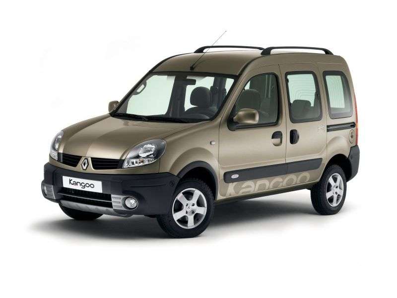 Renault Kangoo 1. generacja [zmiana stylizacji] minivan pasażerski 1.4 MT (2004 2007)
