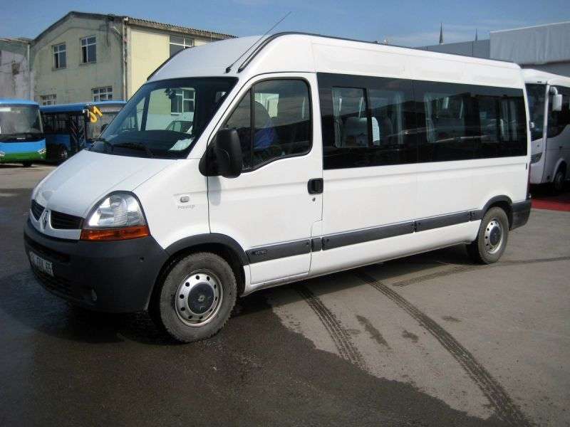 Renault Master 2nd generation [2nd restyling] Minibus 2.5 dCi MT 16 seat L3H2 (2006–2010)