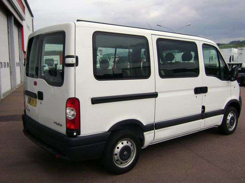Renault Master 2. generacja [zmiana stylizacji] Minibus 2.5 dCi L1H1 MT (2003 2006)