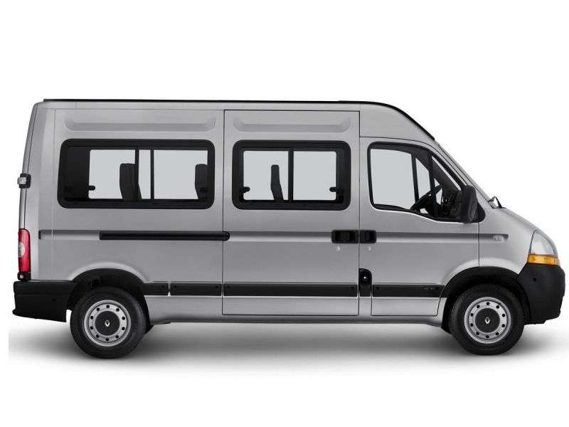 Renault Master 2nd generation [2nd restyling] Minibus 2.5 dCi MT 9 seat L1H1 (2006–2010)