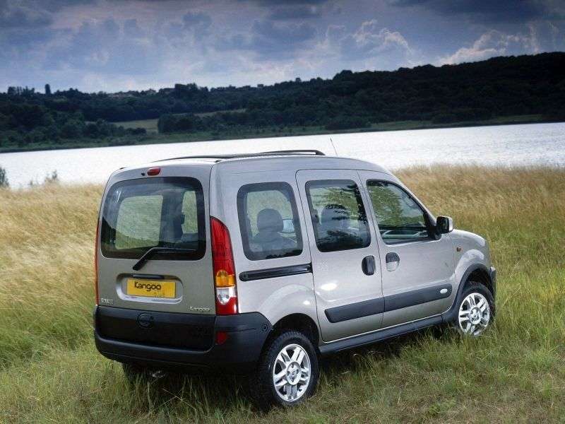 Renault Kangoo 1. generacja [zmiana stylizacji] minivan pasażerski 1.4 MT (2004 2007)