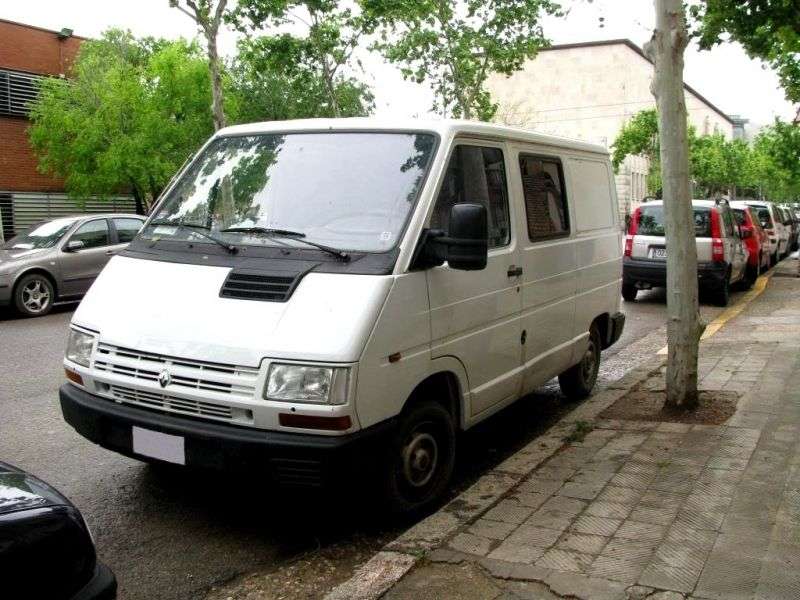 Renault Trafic 1st generation [restyled] 1.6 L2H2 MT van (1989–1997)