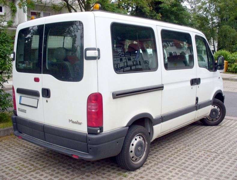 Renault Master drugiej generacji Minibus 2.5 D L2H2 MT (1998 2003)