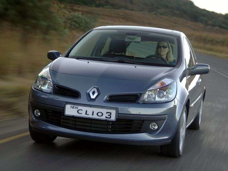 3 drzwiowy hatchback Renault Clio trzeciej generacji 1,5 dCi MT (2005 2009)
