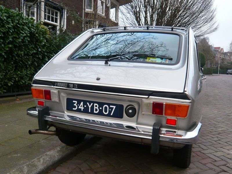 Renault 16 1. generacja [druga zmiana stylizacji] hatchback 1.6 MT (1974 1976)