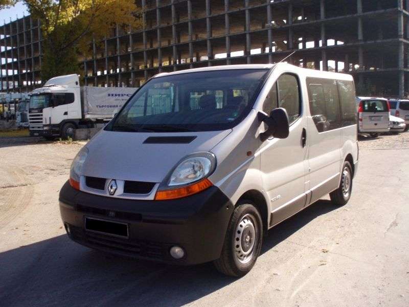 Renault Trafic 2nd generation Minibus 2.0 MT (2001–2006)