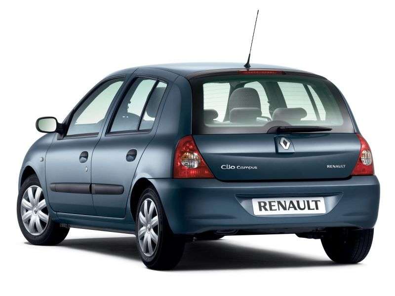 Renault Clio Campus [druga zmiana stylizacji] 5 drzwiowy hatchback. 1,4 MT (2006 2009)
