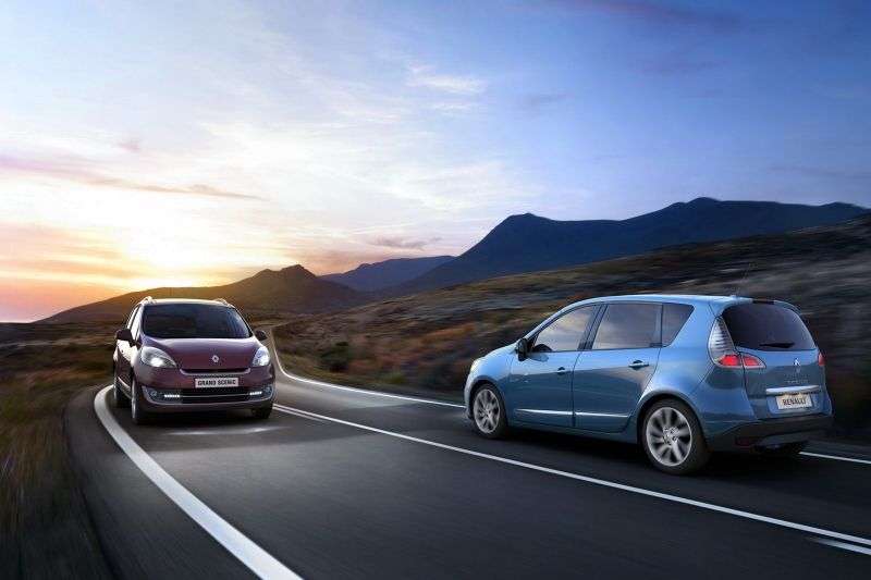 Renault Scenic 3rd generation [restyled] minivan 1.6 MT Expression (2012–2013)