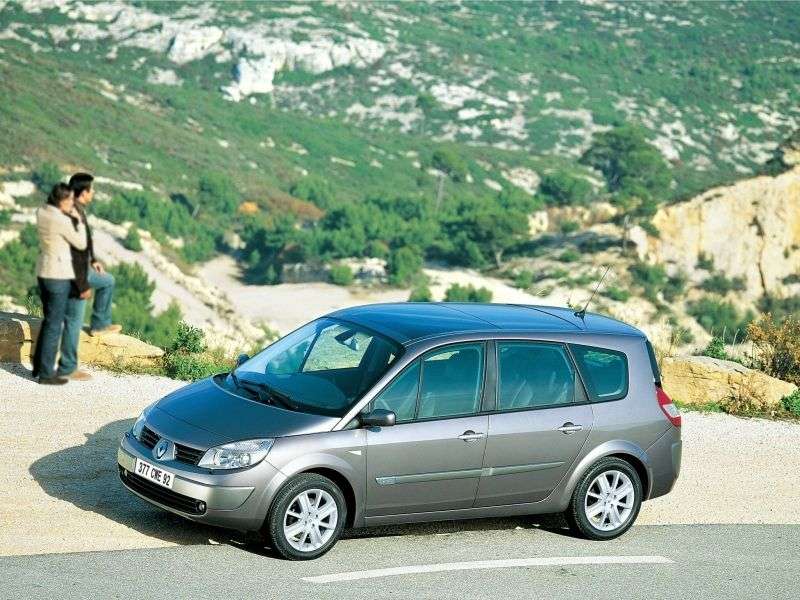 Renault Scenic 2nd generation Grand 5 door minivan 1.9 dCi FAP MT (2003–2006)