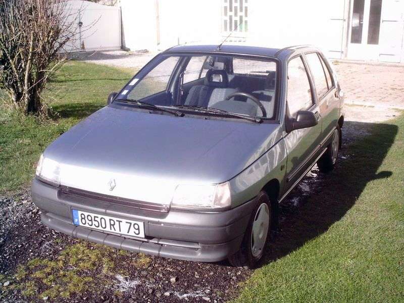 Renault Clio 1 generation hatchback 5 dv. 1.9 D MT (1991–1996)