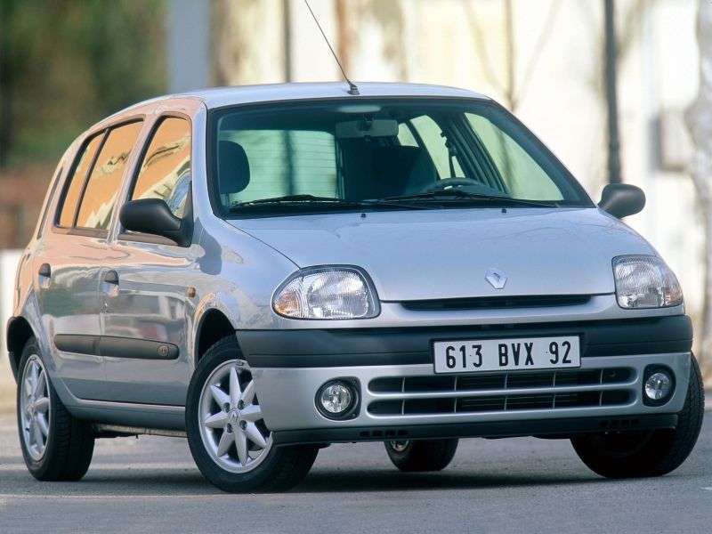 Renault Clio 2 generation hatchback 5 dv. 1.4 MT (1999–2001)