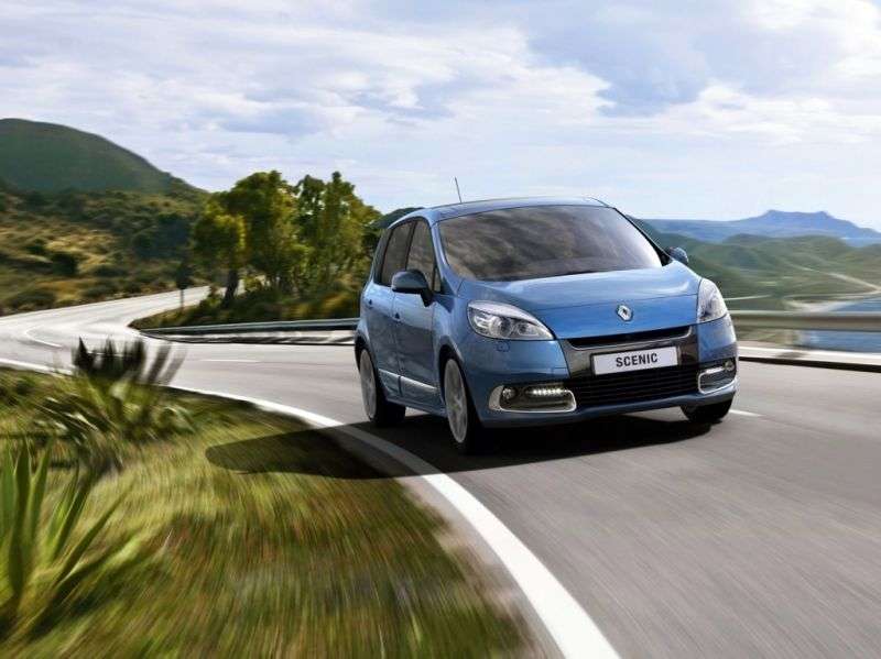 Renault Scenic 3rd generation [restyled] minivan 1.4 TCe MT (2012–2013)
