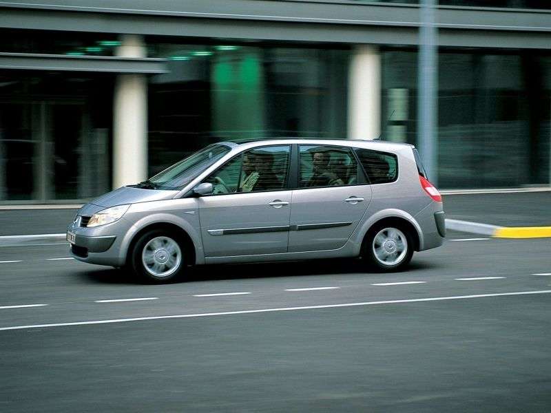 Renault Scenic 2nd generation Grand 5 door minivan 2.0 Turbo MT (2003–2006)