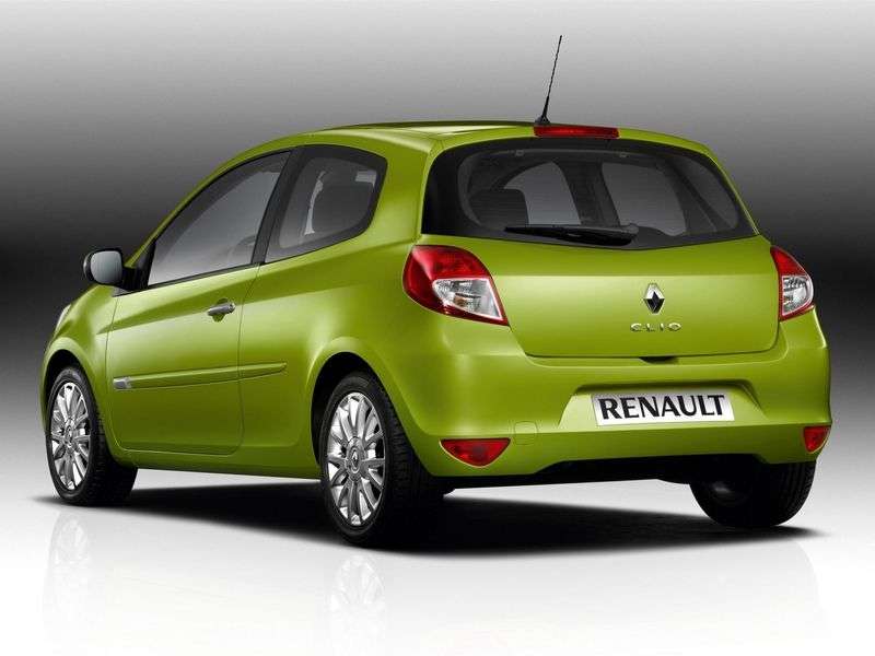 Renault Clio 3 generation [restyling] 3 bit hatchback 1.6 MT Confort (2011) (2009–2012)