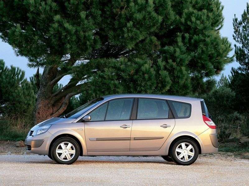 Renault Scenic Grand minivan drugiej generacji, 5 drzwiowy 1.5 dCi MT (2003 2005)