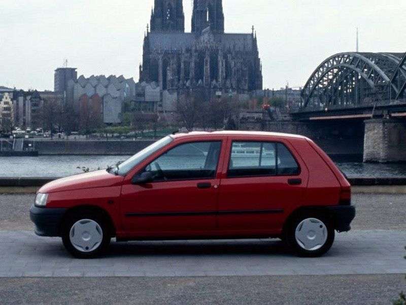Renault Clio 1 generation hatchback 5 dv. 1.9 D MT (1991–1996)